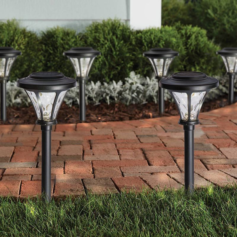 6pk Solar Mini Pathlight Black - Sterno Home