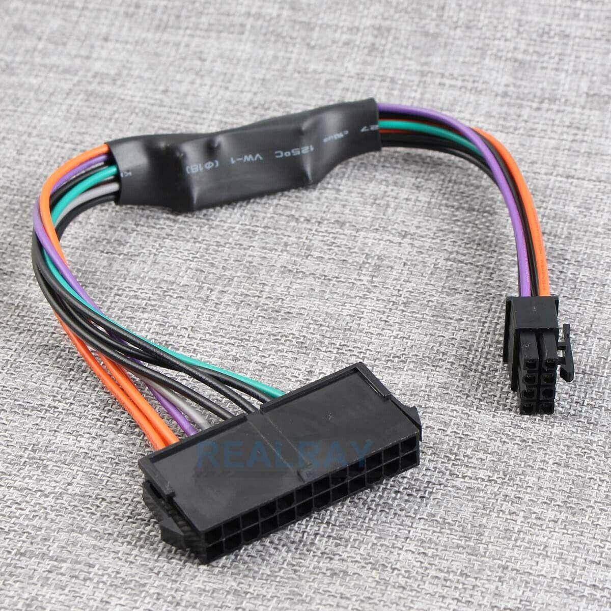 24-Pin to 8-Pin 18AWG ATX Power Supply Adapter Cable for  Optiplex Computers