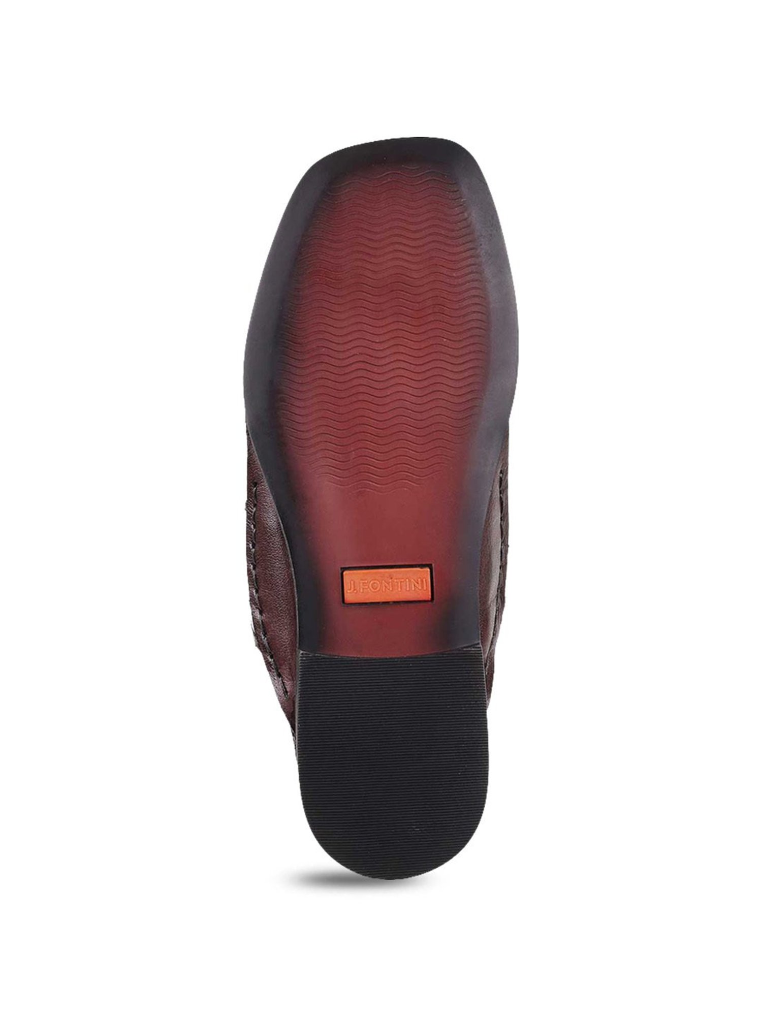 J. Fontini by Mochi Men's Wine Toe Ring Sandals