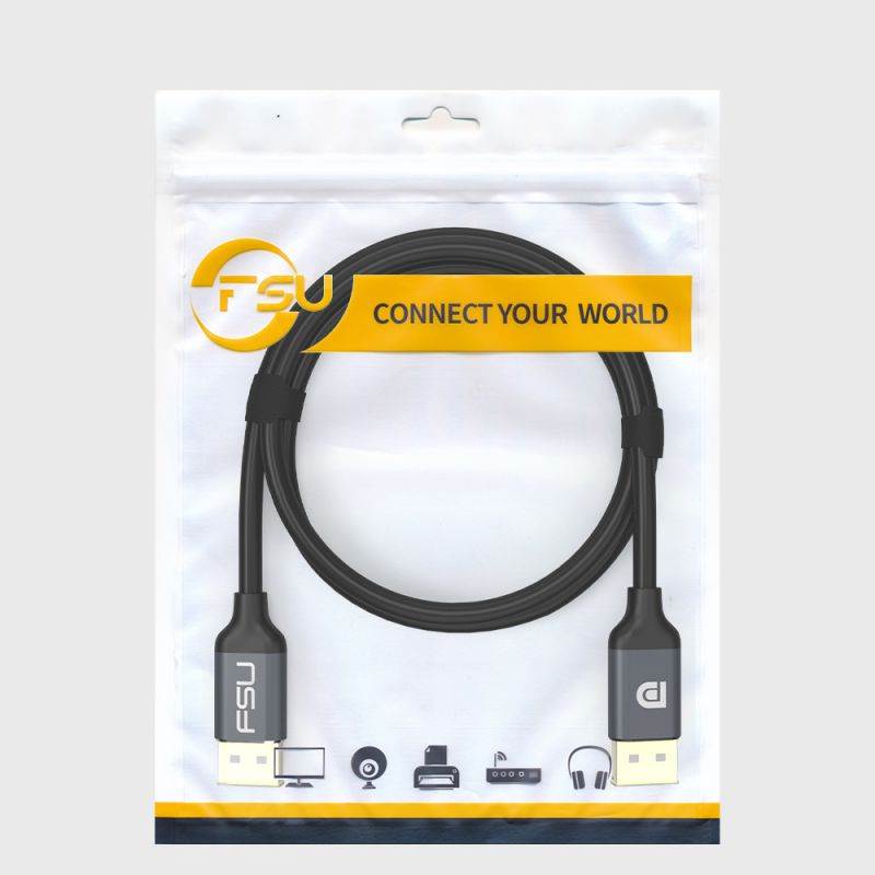 DisplayPort to DisplayPort Cable 6.6ft / 2M, DisplayPort 1.4 Cable Support 7680x4320 Resolution, 8K 60Hz, 4K 144Hz, High Speed 32.4Gbps, HBR3, DSC, HDR10, HDCP2.2