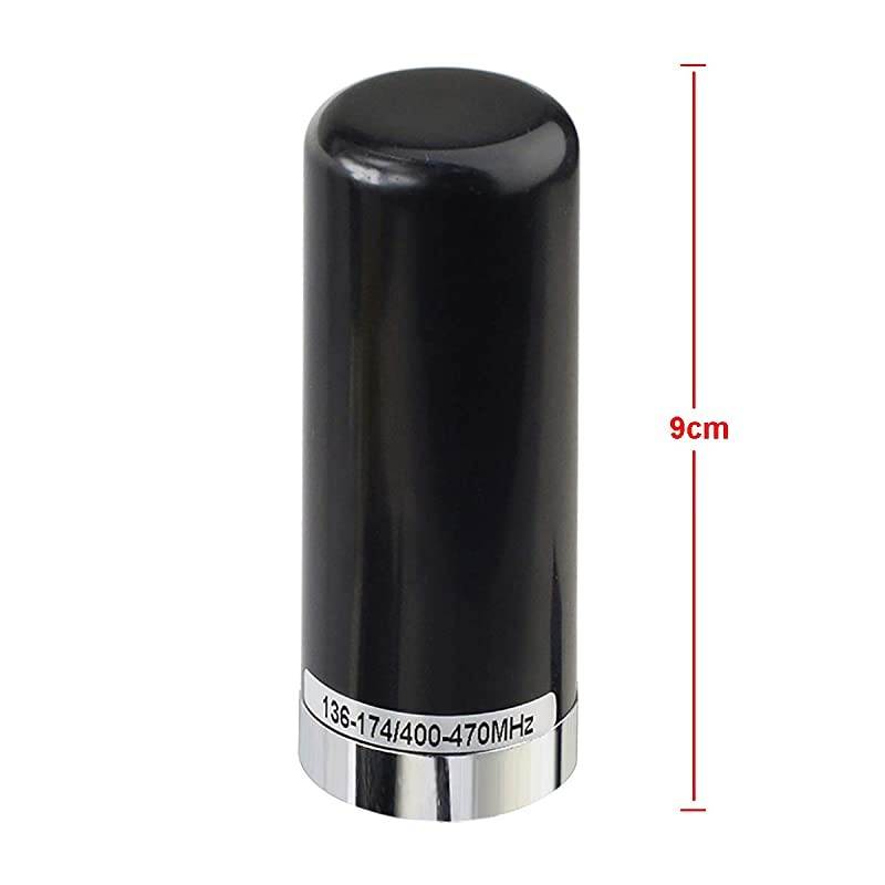 Vehicle Ham Radio Mobile Radio Antenna VHF UHF 136174MHz 400470MHz Car Truck Amateur Radio Two Way Radio Low Profile Antenna with Lip Mount Fixed Bracket PL259 Male 5m 165 feet RG58 Cable