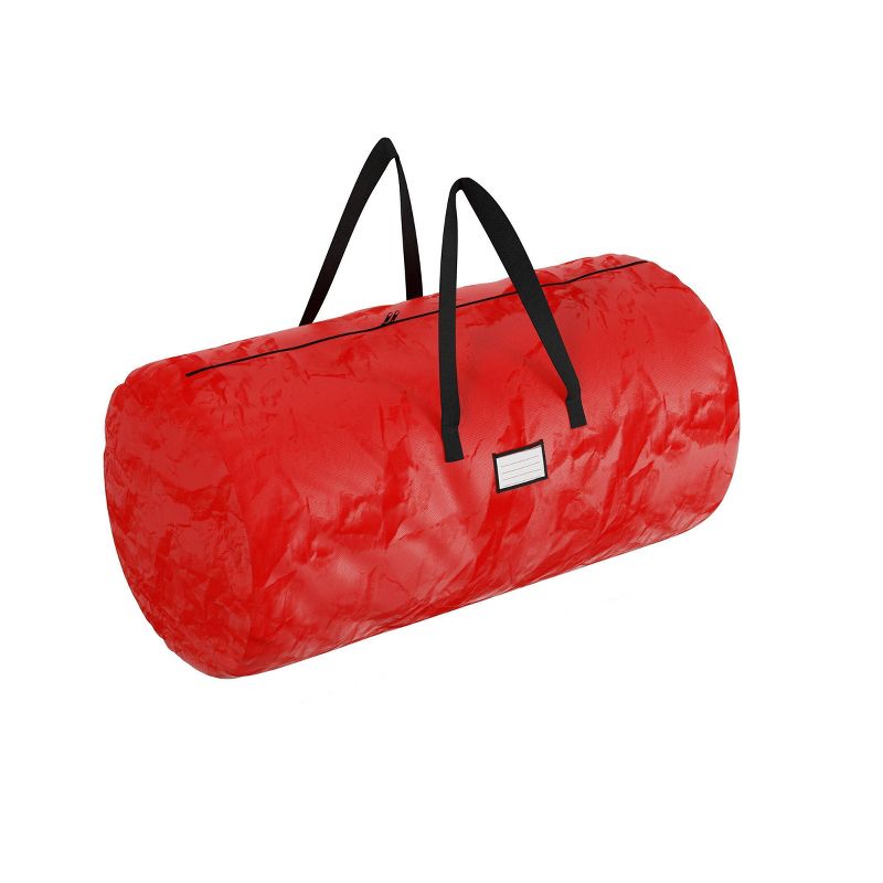 Elf Stor 9' Deluxe Holiday Christmas Tree Storage Bag Red