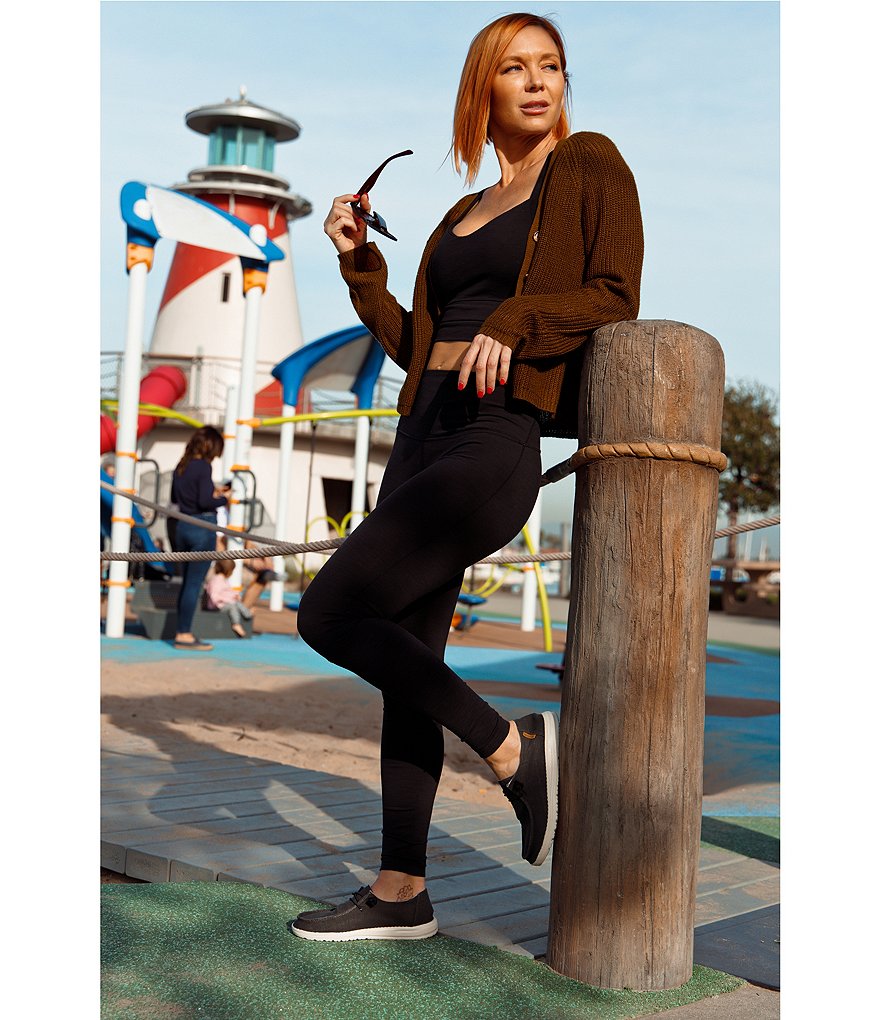 Hey Dude Women's Wendy Washable Chambray Slip-Ons