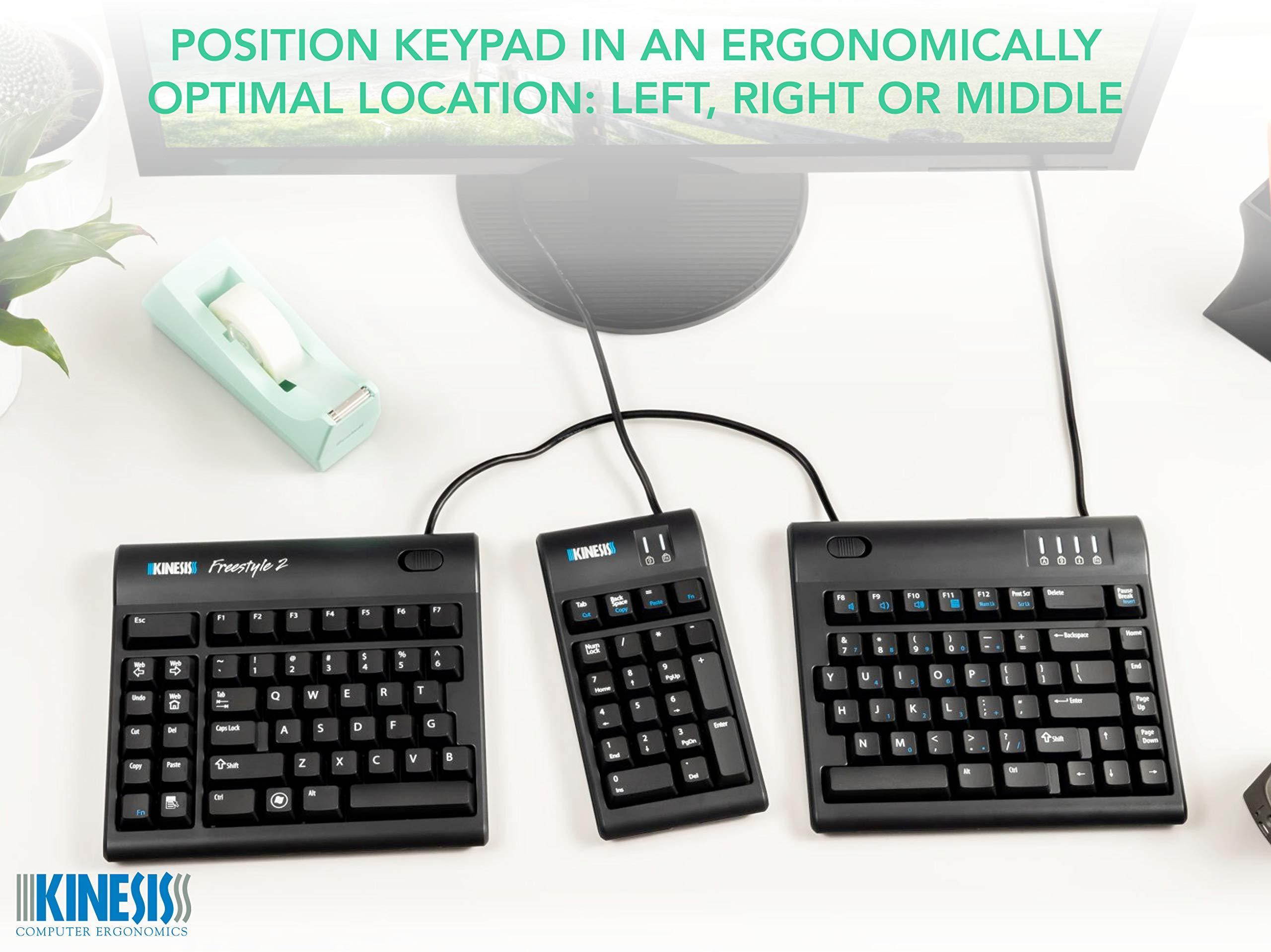 Kinesis Freestyle2 Keypad for PC, AC800HPB-US
