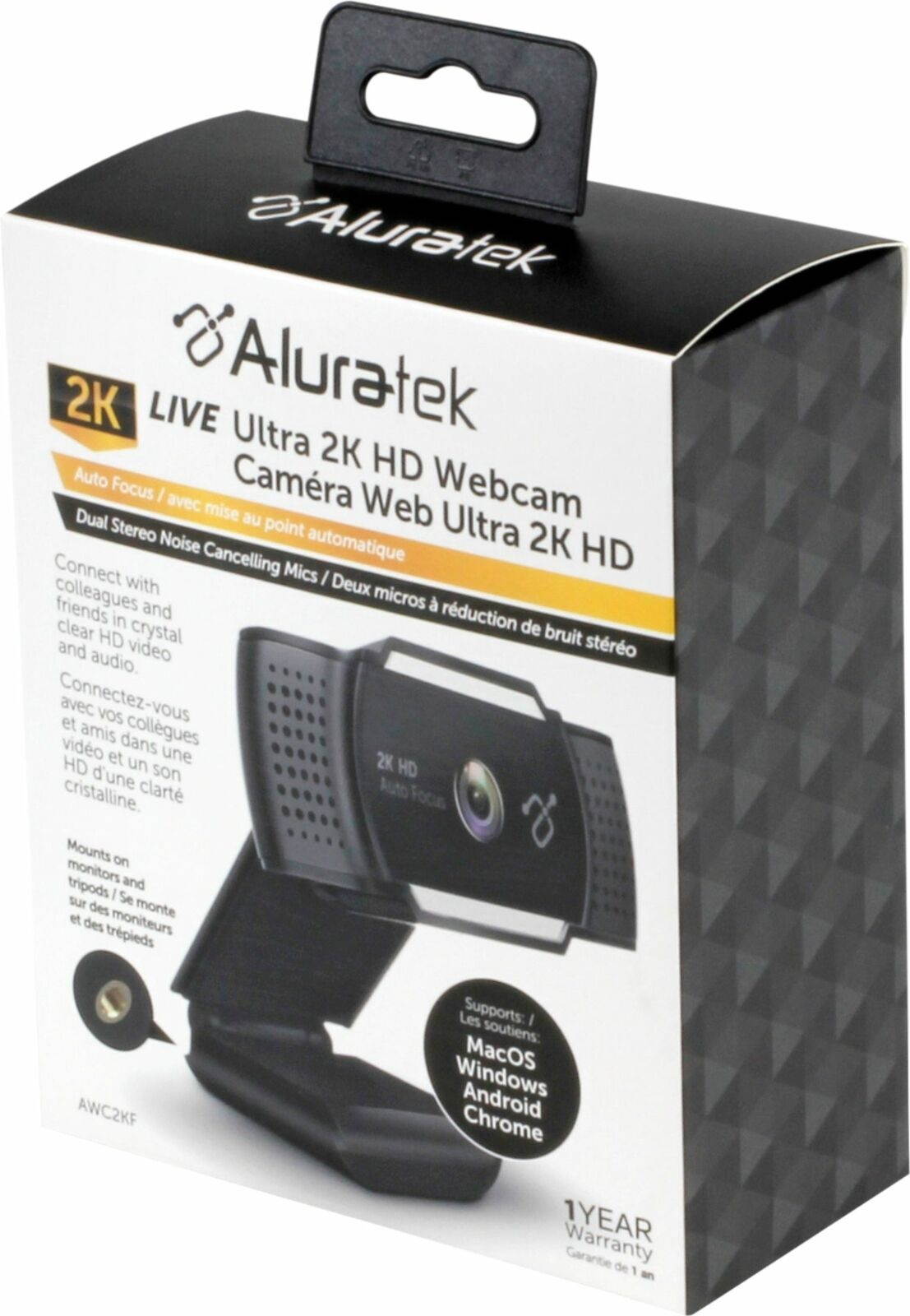 - 2K Ultra Hd Live Broadcast Webcam - Black