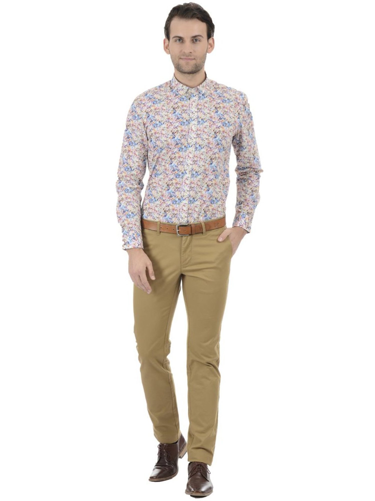London Fog Multi Regular Fit Printed Shirt