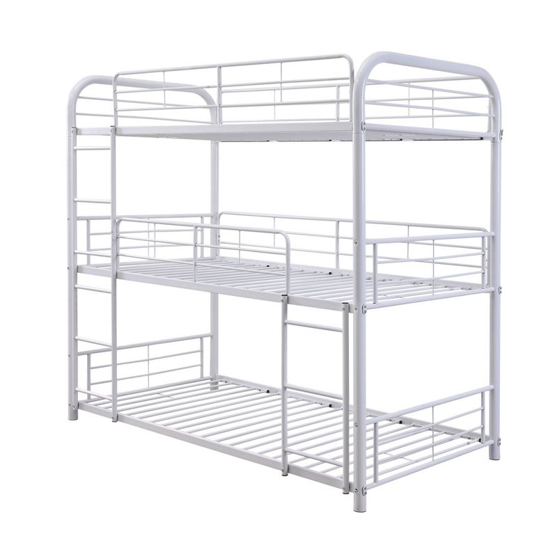 Twin Cairo Triple Bunk Bed White - Acme Furniture
