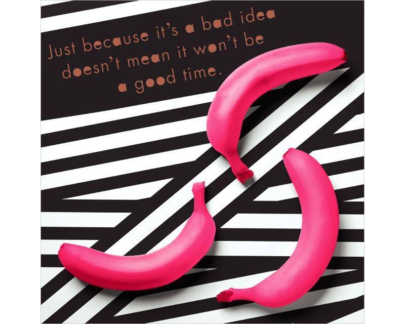 Banana Strip Birthday Card