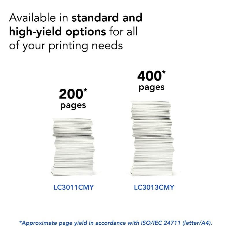 Printer LC3011Y Single Pack Standard Cartridge Yield Up To 200 Pages LC3011 Ink Yellow