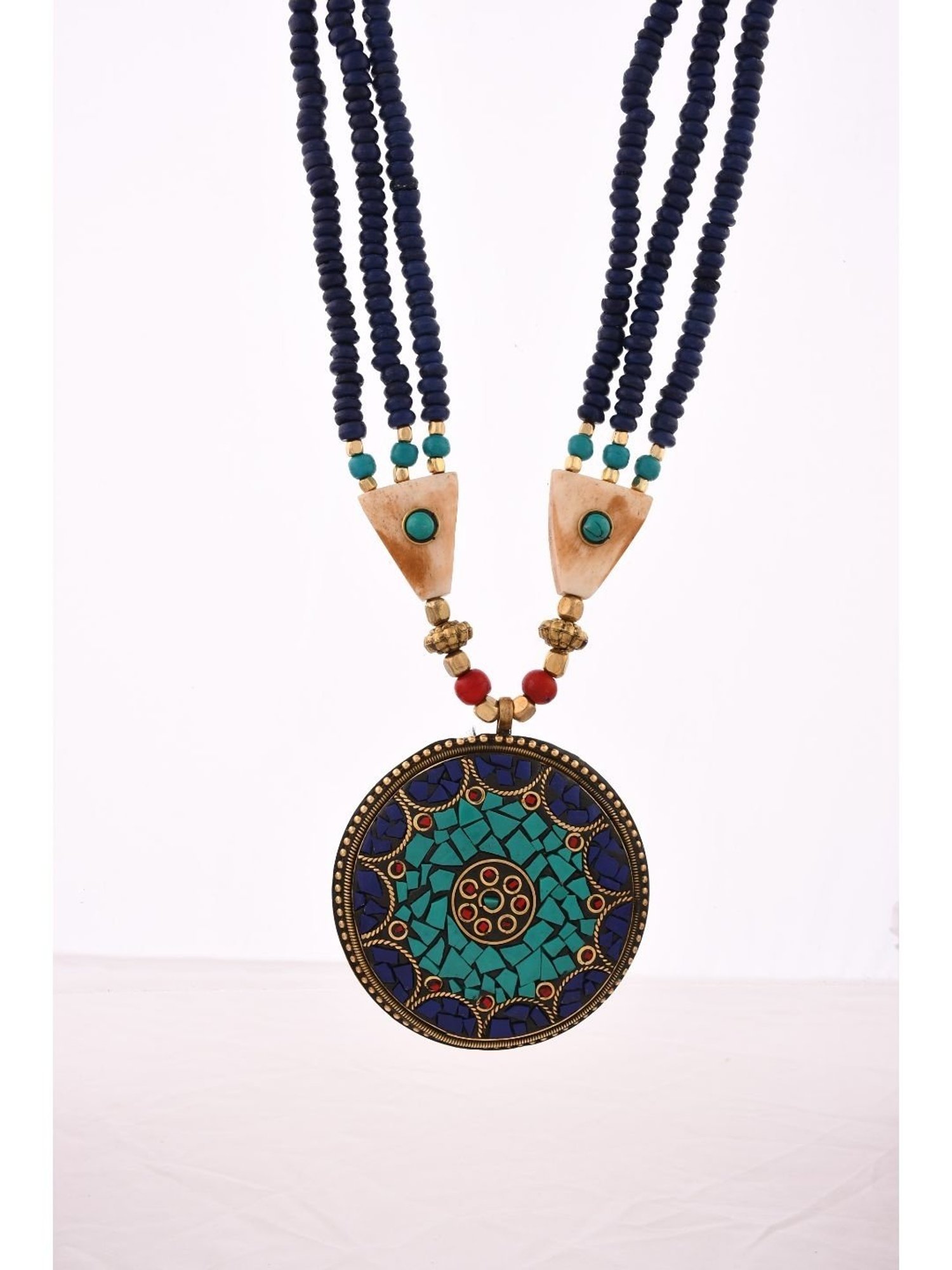 Imli Street Multicolour Long Beaded Handcrafted Necklace