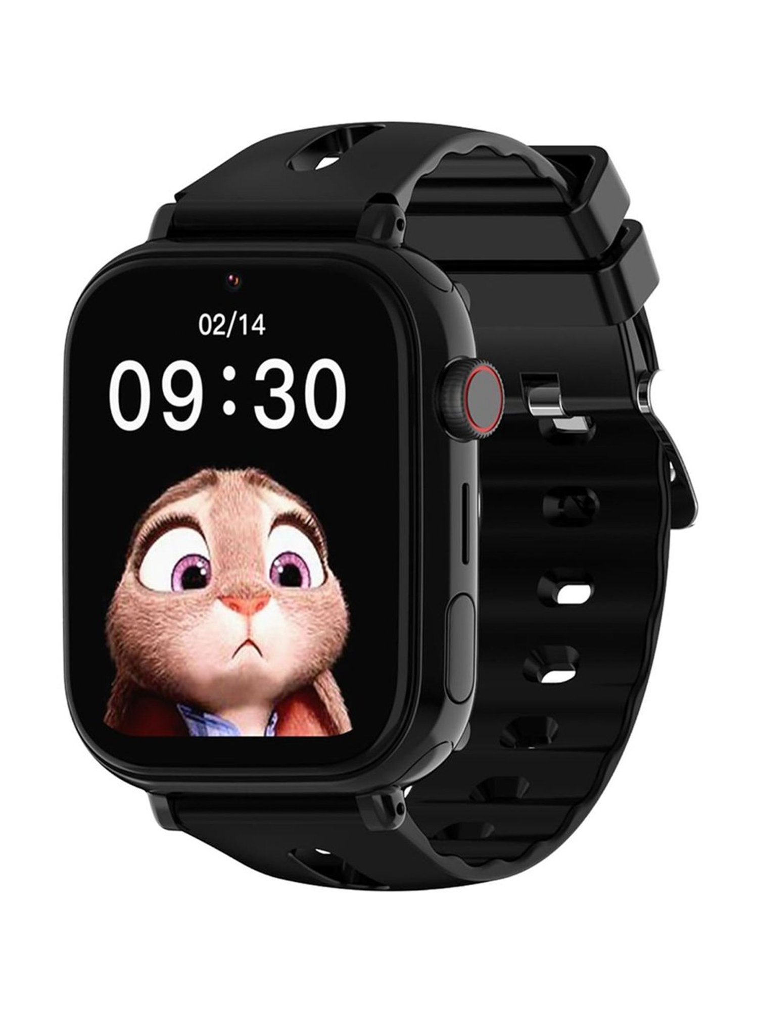 Turet Taffy 4G Smartwatches for Kids with Live Tracker GPS Watch & Waterproof, Long Battery (Black)