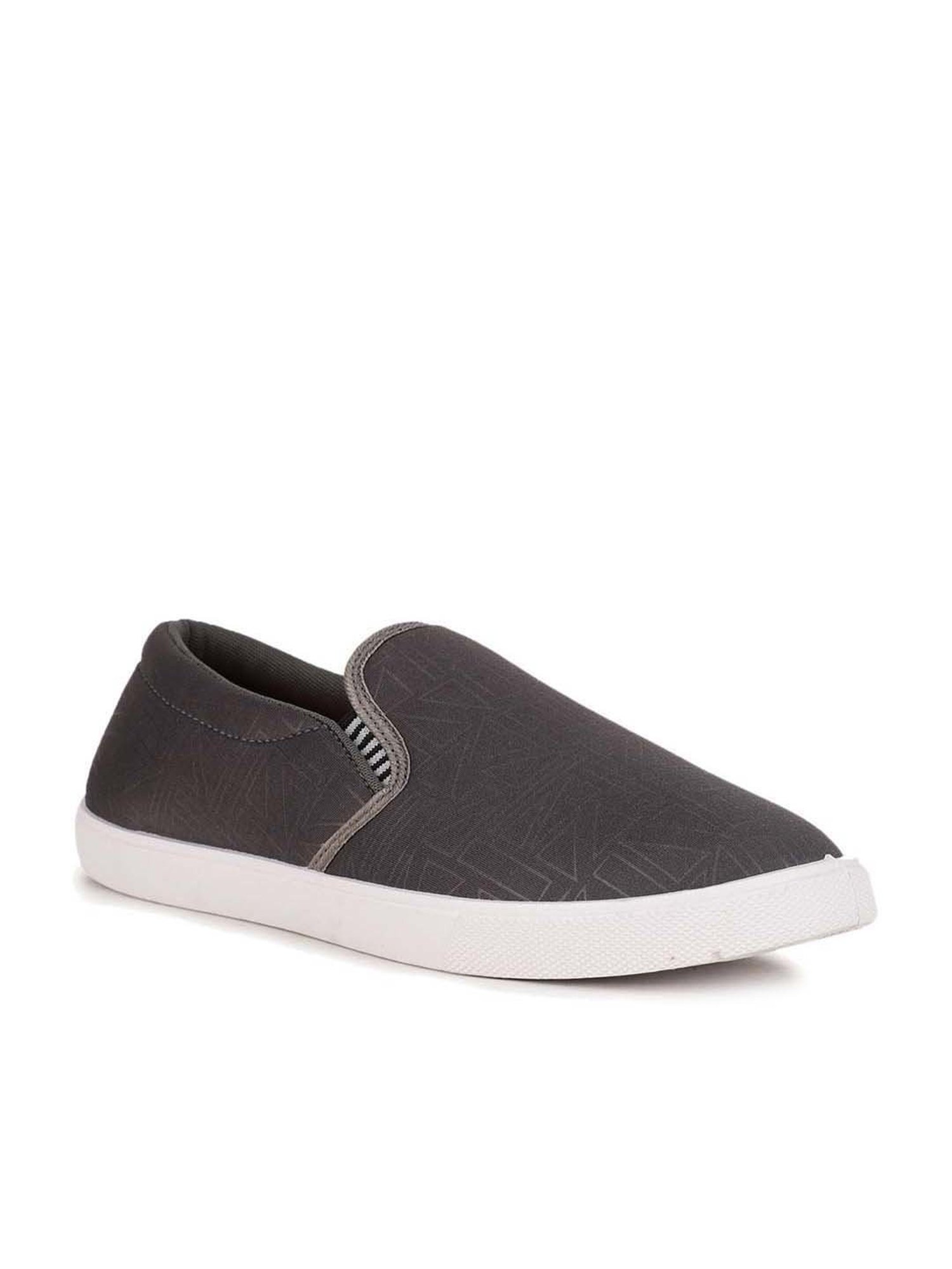 Bata Men's Grey Casual Plimsolls