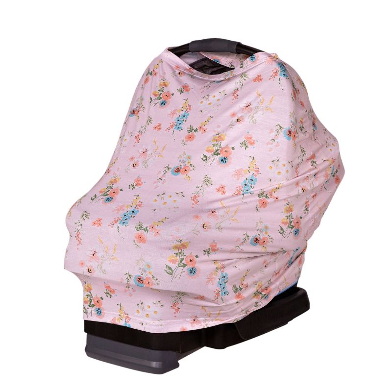 J.L. Childress 4-in-1 Multi-Use Cover Pink Floral