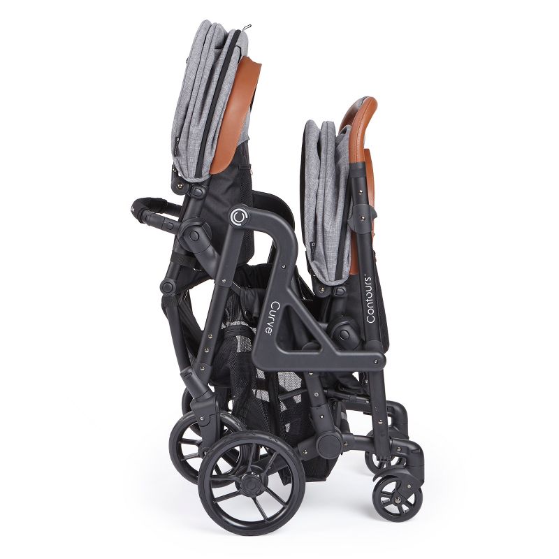 Contours Curve Tandem Double Stroller - Graphite