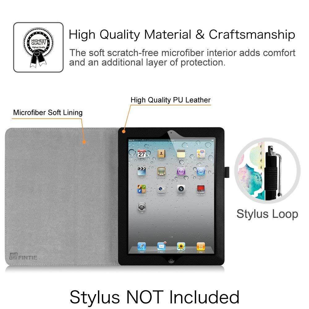Fintie iPad 2/3/4 Case - Slim Fit Folio Stand Case Smart Protective Cover Auto Sleep/Wake Feature for Apple iPad 2, iPad 3 & iPad 4th Generation with Retina Display - Moroccan Love