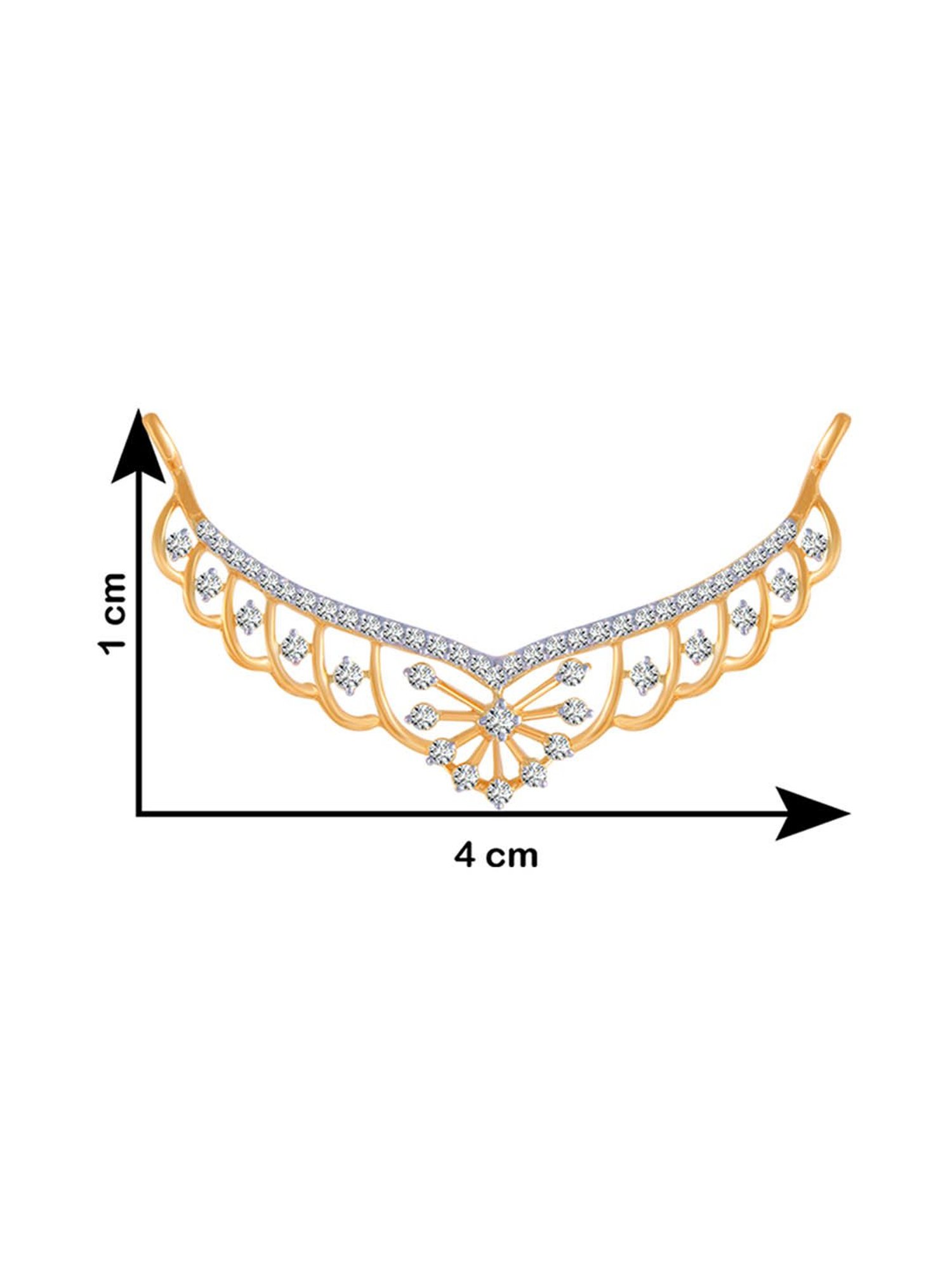 Joyalukkas 18k Gold & Diamond Pendant with Chain