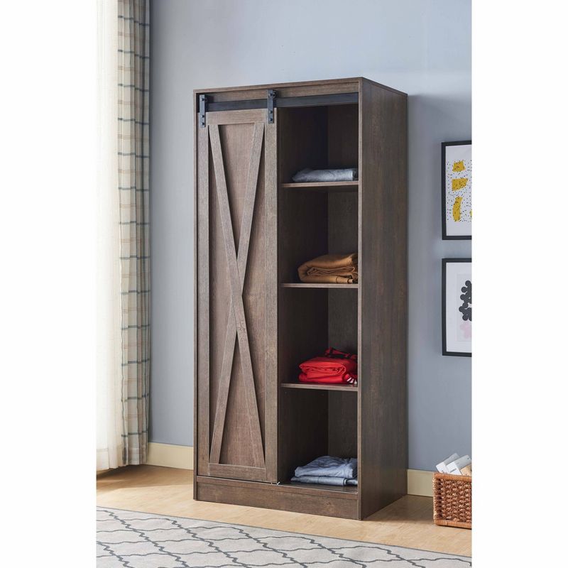 Mulberry 2.0 Sectional Wardrobe Closet Blue - Manhattan Comfort