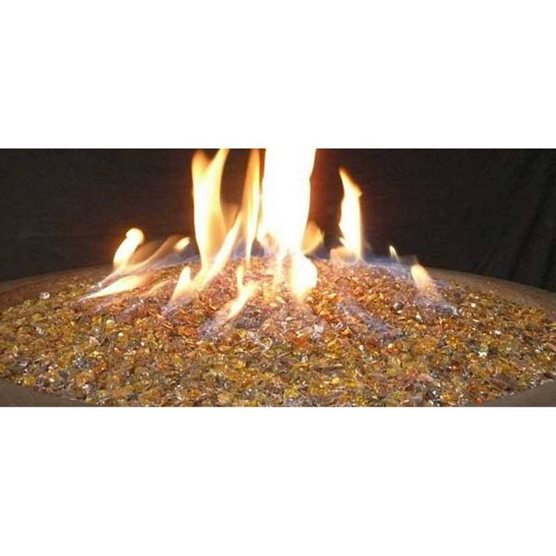 Reflective Fire Pit Fire Glass - Light Gold - AZ Patio Heaters