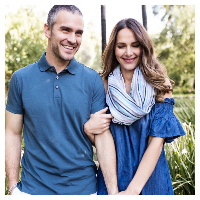 Bebe Au Lait Premium Muslin Nursing Scarf - Candy Stripes