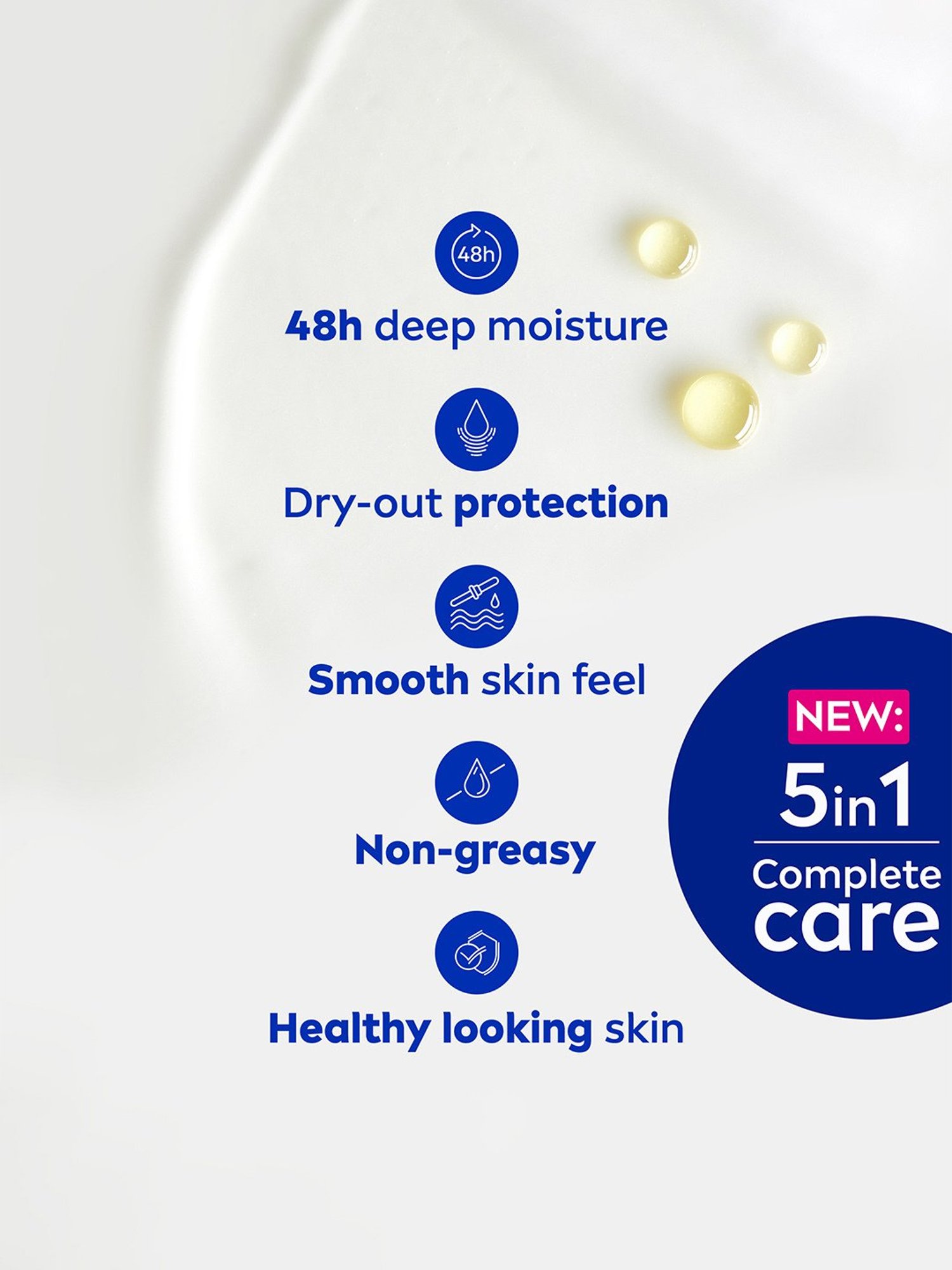 Nivea Oil in Lotion Cocoa Nourish Body Lotion 5 in 1 Complete Care - 400 ml
