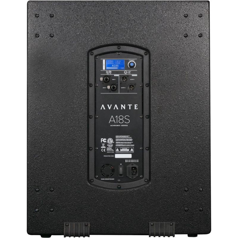 Avante AV18S 18 in. Powered Subwoofer with DSP and Cardioid Coverage