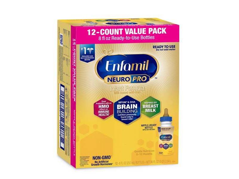 Enfamil NeuroPro Ready to Use Infant Formula Bottles - 12ct/8 fl oz Each