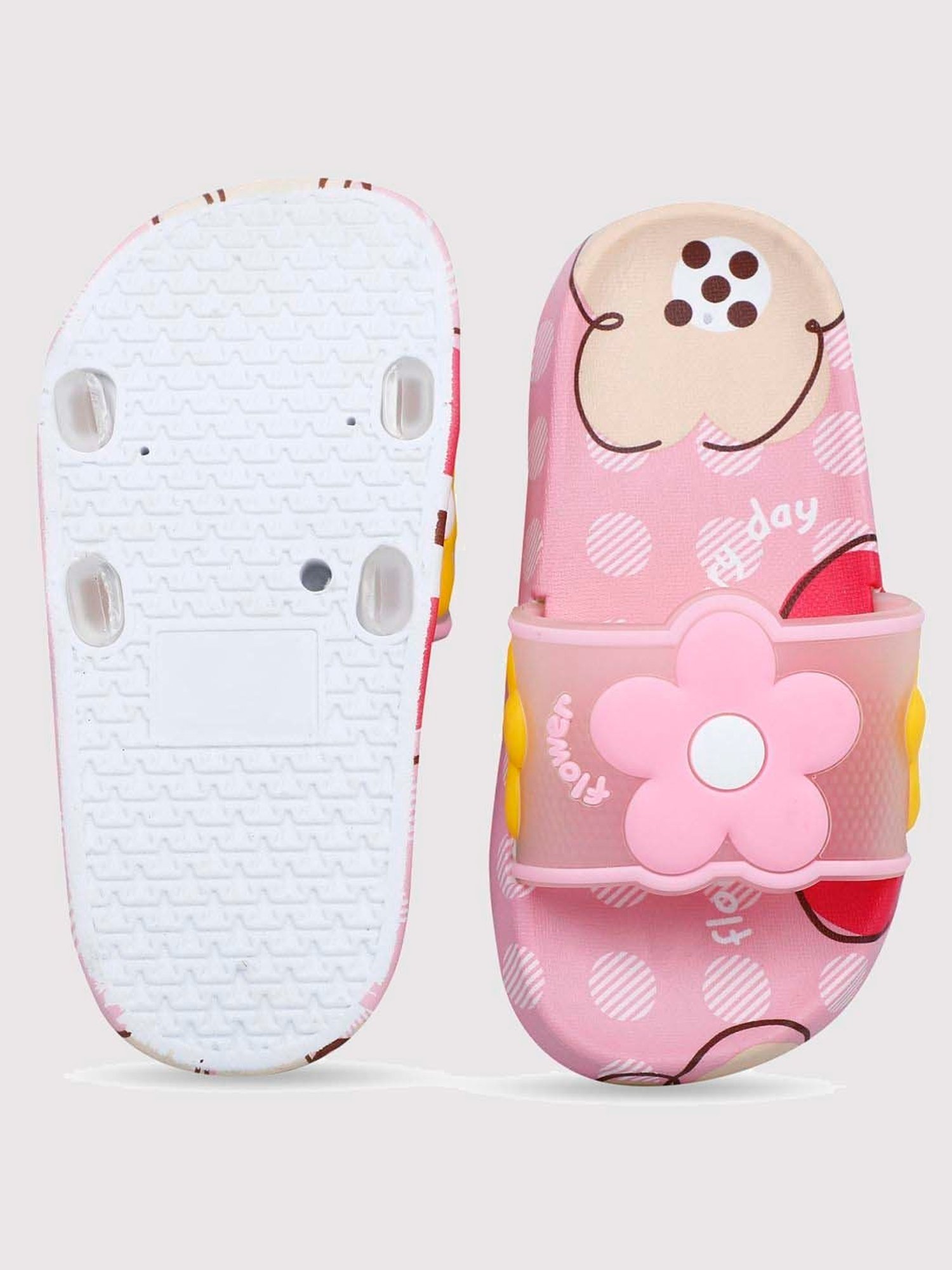 Baby Moo Girls Pink Casual Slip on