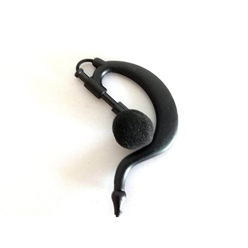 G Shape Soft Ear Hook Earpiece Headset 35mm Plug Ear Hook Listen Only Ham Radio EarpieceHeadset  TC617 ReceiverListen Only Earpiece for 2Way Motorola Icom Radio Transceivers