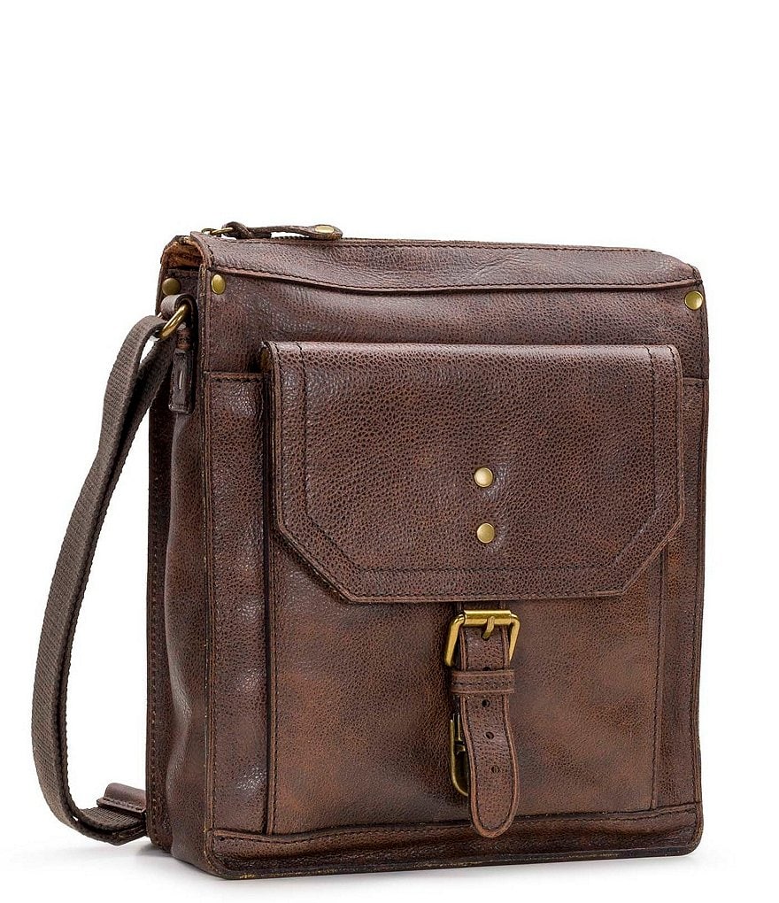 Nash Tuscan II North/South Leather Crossbody Bag