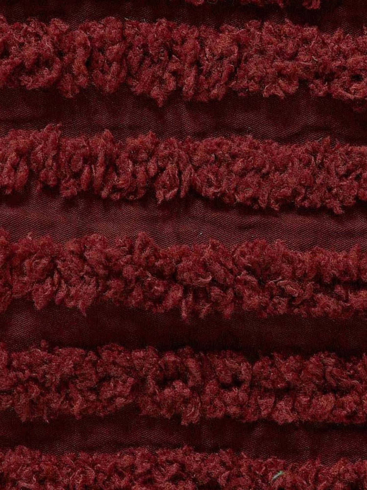 Saral Home Easy Living Maroon Microfiber Axis Sofa Cover Set