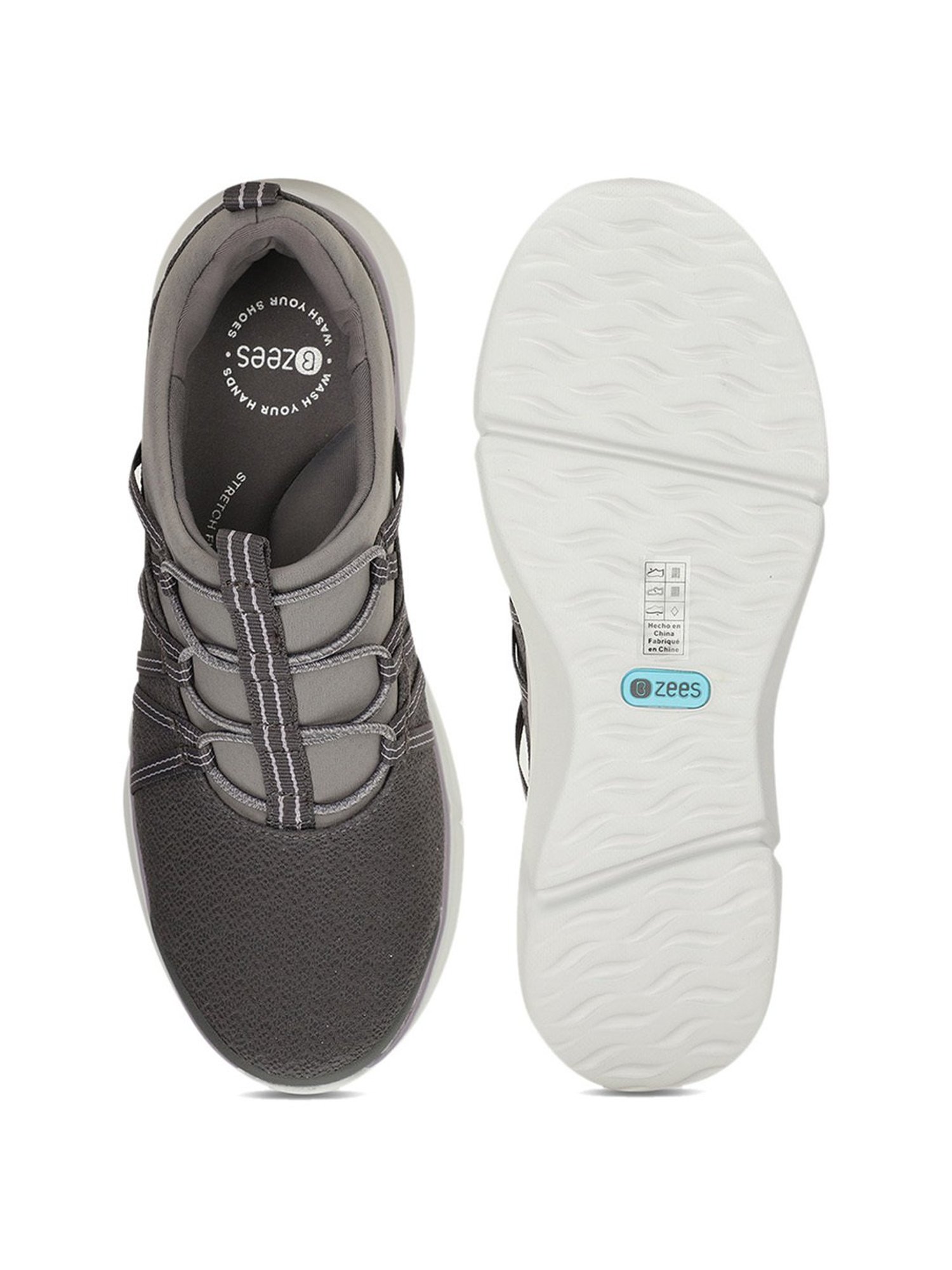 Bzees by Naturalizer Women's Grey Walking Shoes