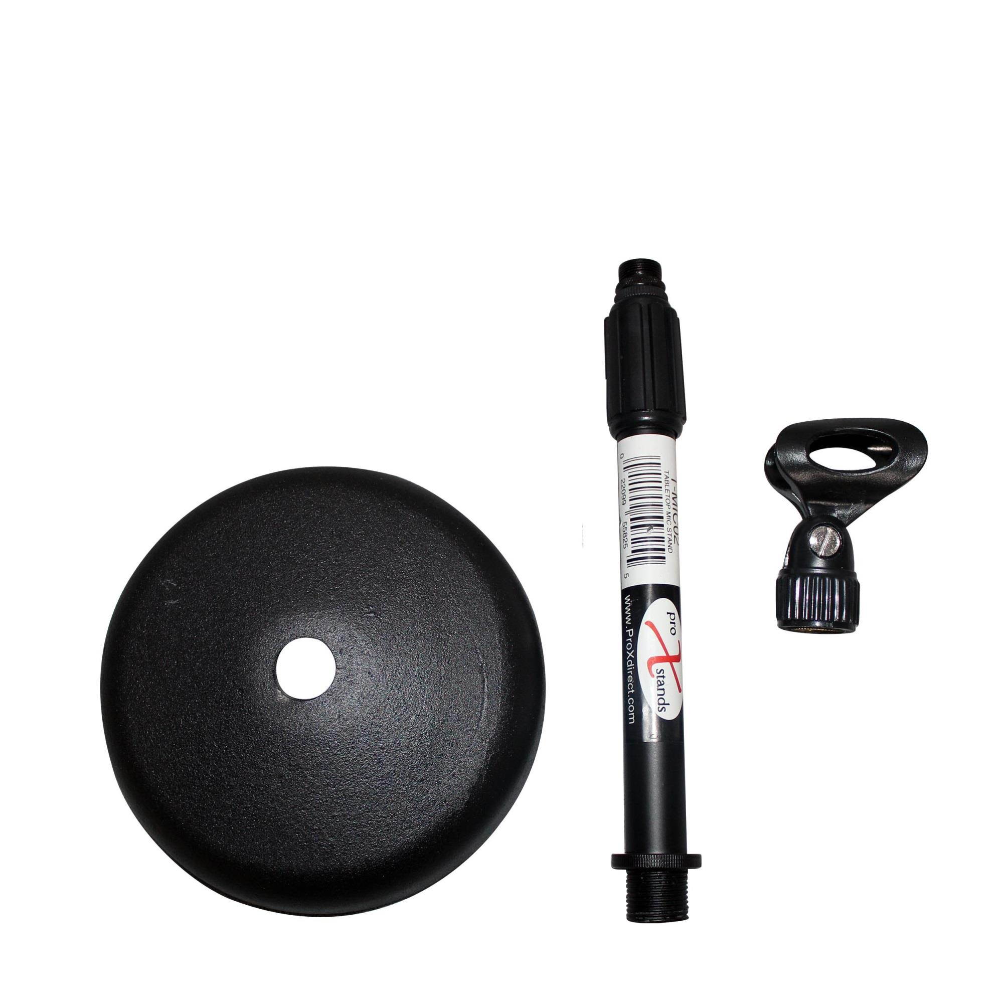 Desktop Microphone Stand  with 6" Round Base