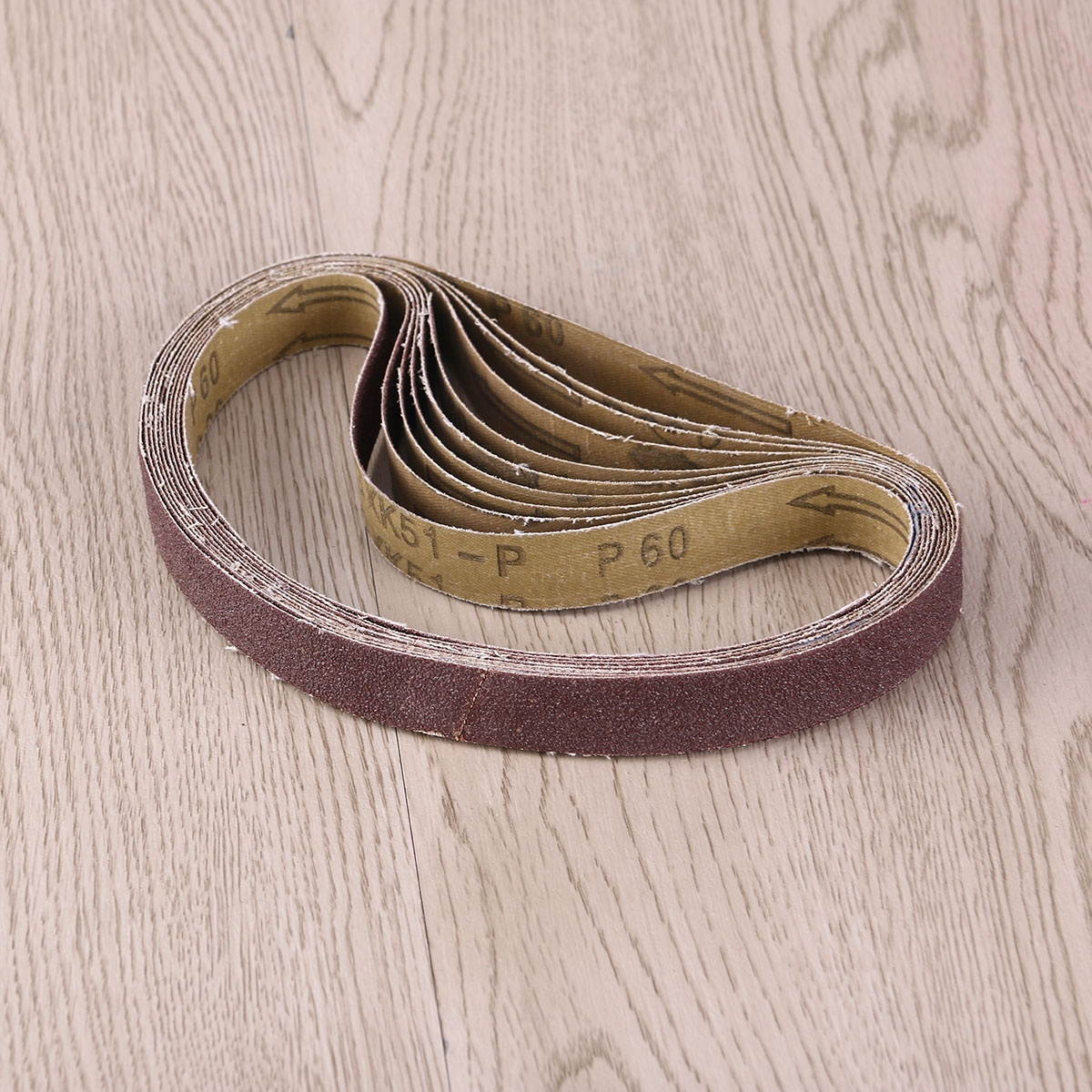 10PCS Sanding Belt Sandpaper Strips Polishing Grinding Belt 20mm x 520mm