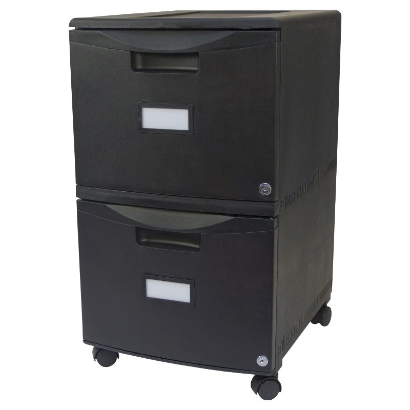 Union & Scale 2-Drawer Ver File Cab, Mobile/Ped, Let/Leg, 21 UN56949