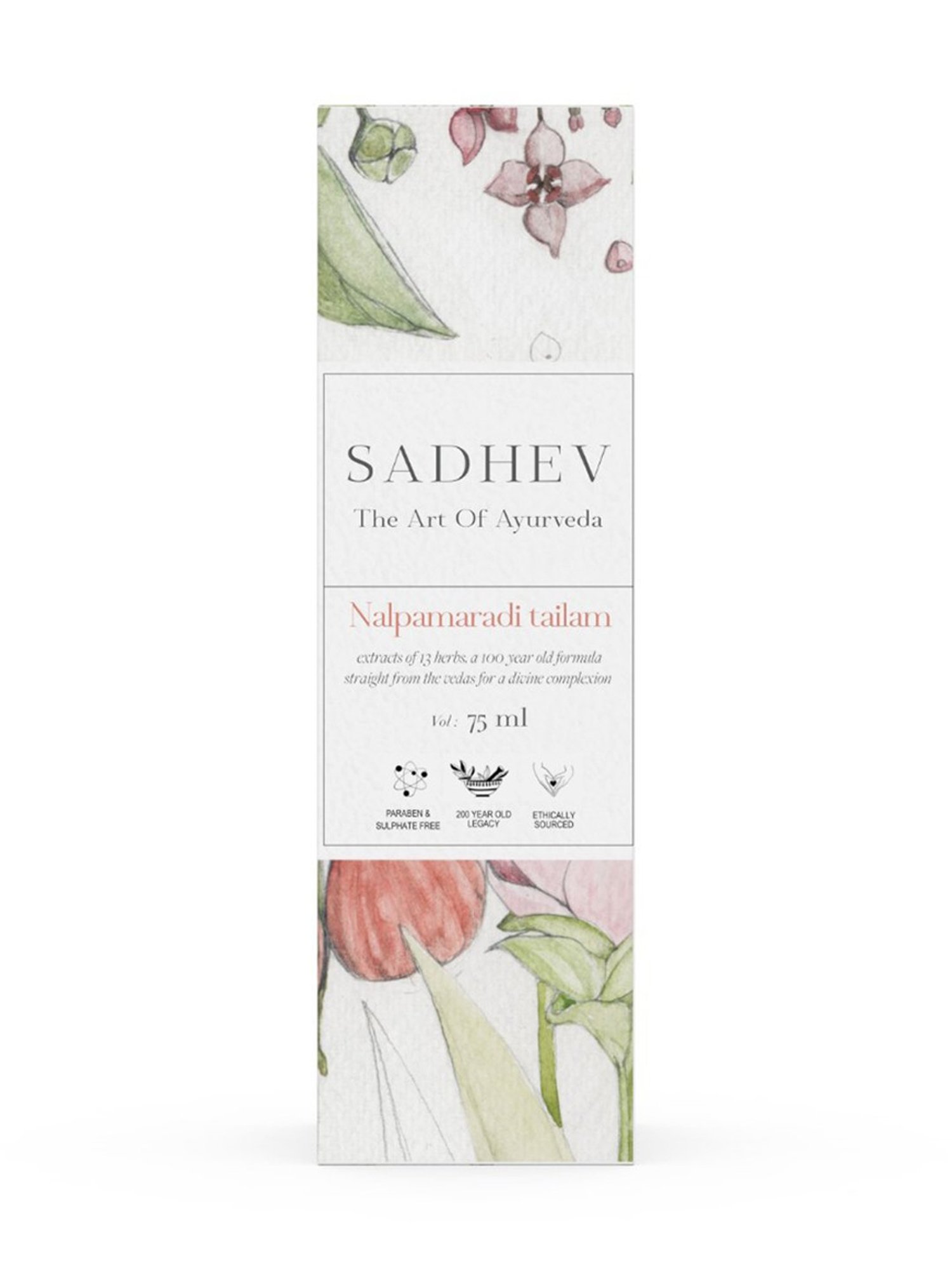 SADHEV The Art Of Ayirveda Nalpamaradi Tailam - 75 ml