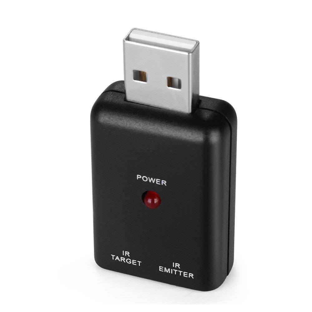 TNP IR Repeater Extender - Mini USB Powered Dongle Universal Infrared IR Remote Control Extender System with IR Receiver, IR Transmitter, and IR Blaster Emitter Booster Extension Cable