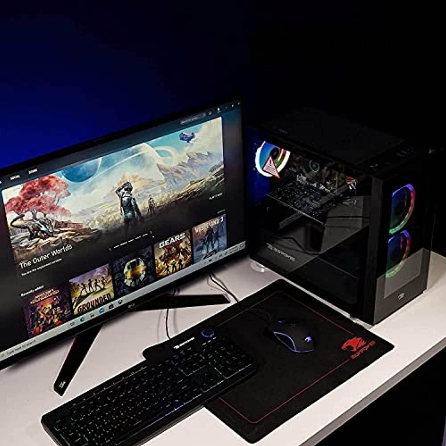 iBUYPOWER Pro Gaming PC Computer Desktop Element Mini (AMD Ryzen 5 3600 3.6GHz, NVIDIA GeForce GT 730 2GB, 8GB DDR4 RAM, 240GB SSD, WiFi Ready, Windows 10 Home) w/OD Mouse Pad