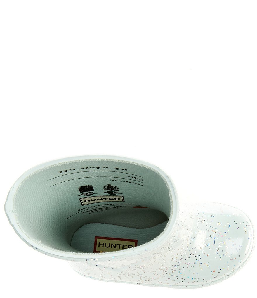 Hunter Girls' First Giant Glitter Waterproof Rainboots (Infant)