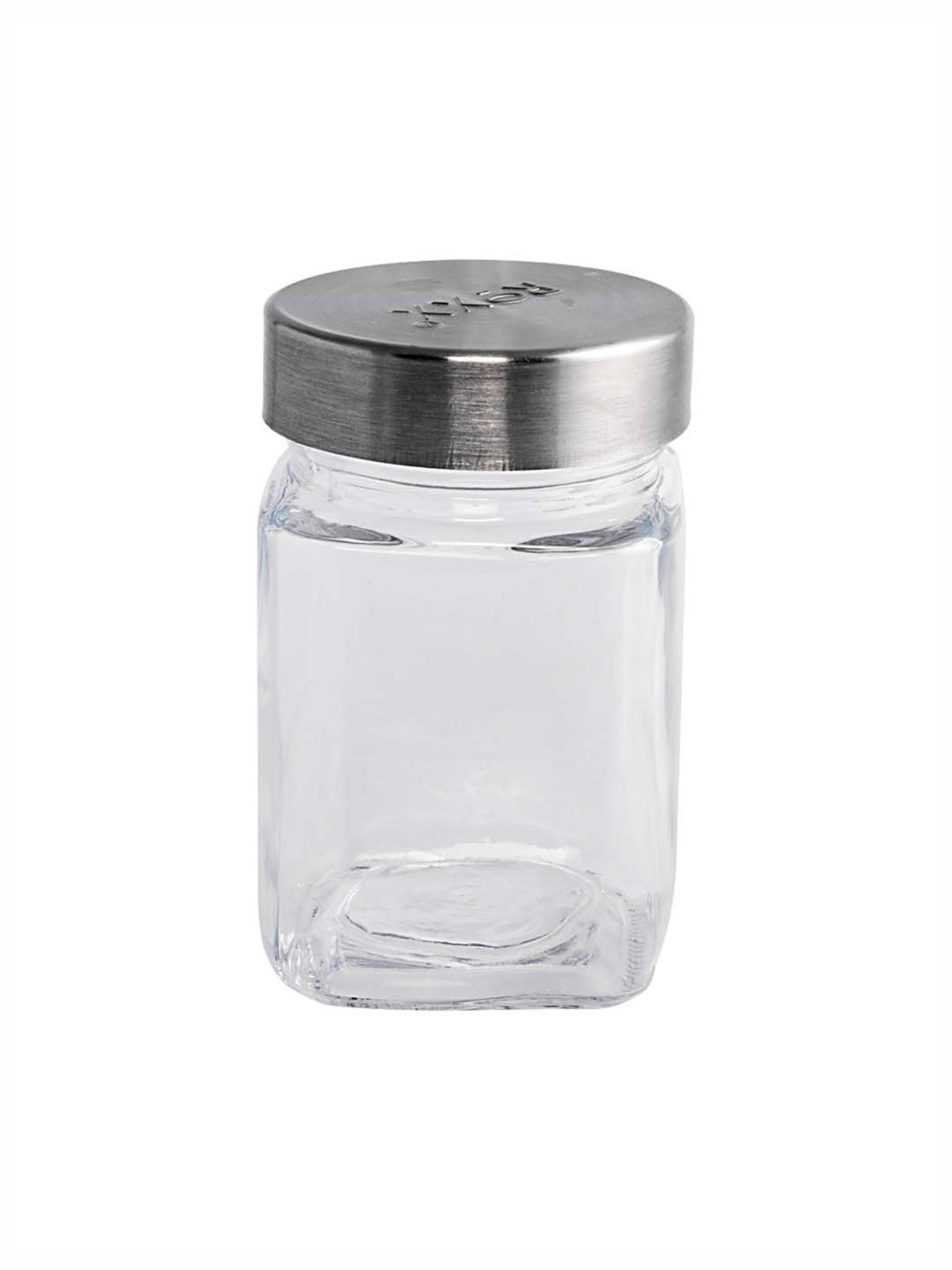 ROXX Transparent Glass Storage Jars (260 ml) - Set of 6