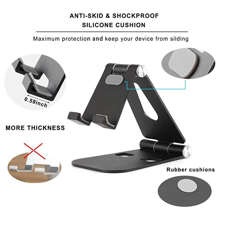 Adjustable Cell Phone Stand Tablet Stand Desktop Phone Holder Cradle Dock Compatible Nintendo Switch Tablets 710quot All Phones