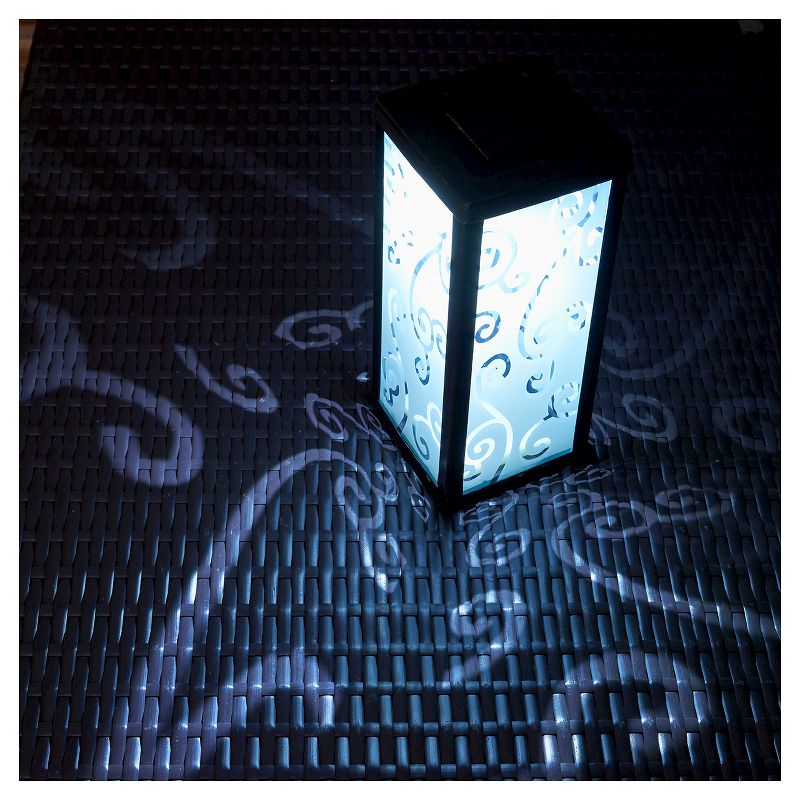 Smart Solar 11" Scroll Square LED Outdoor Lantern