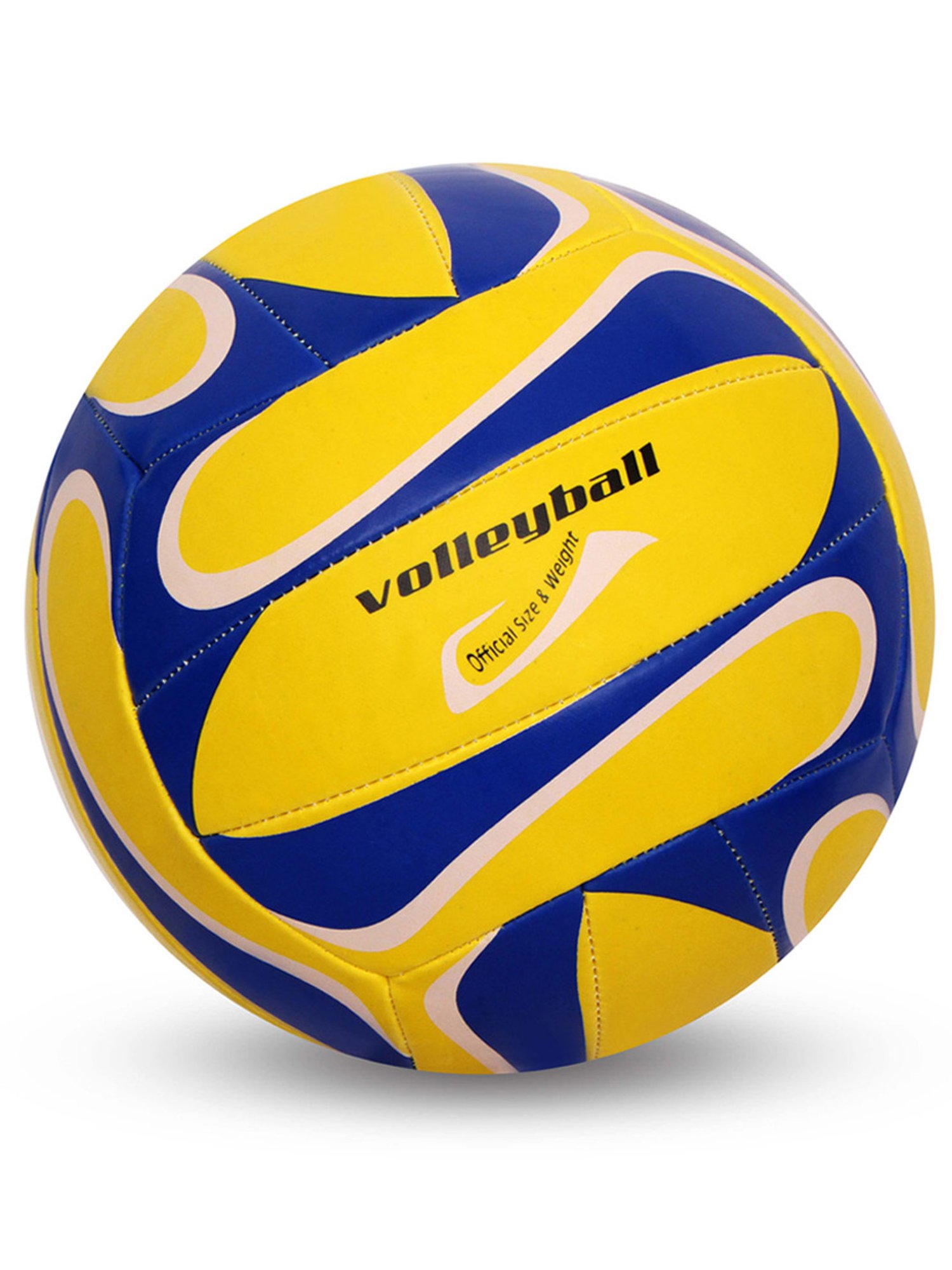 Nivia Rubberized Stitched 18 Panel Trainer Volleyball (Multicolor) Size - 4