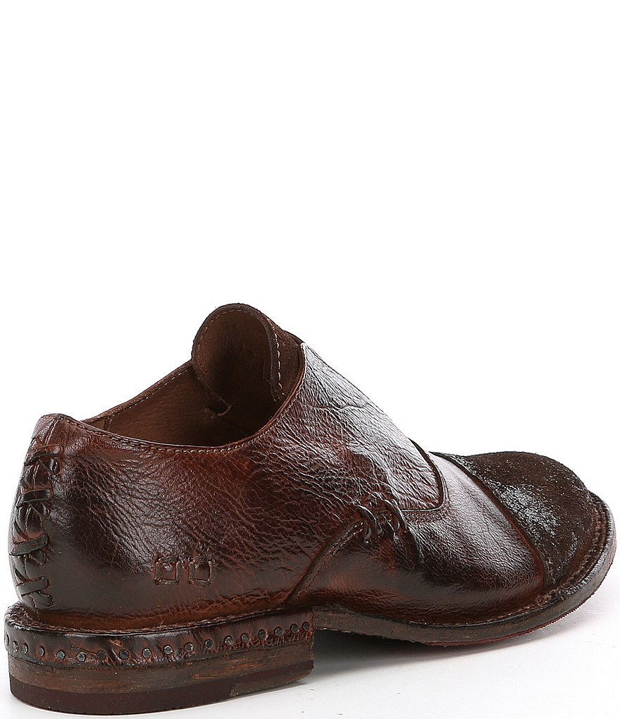 Bed Stu Rose Leather Slip-On Oxfords