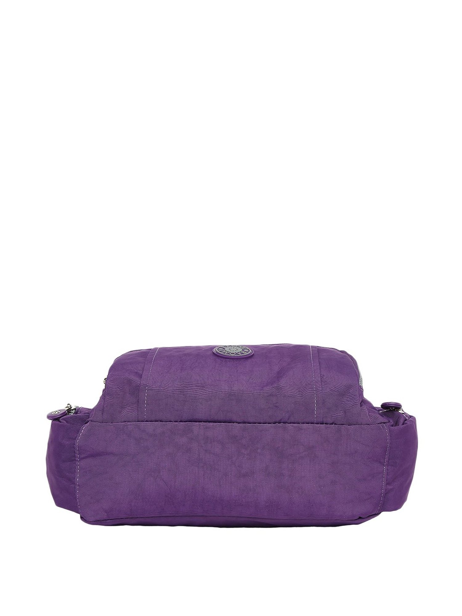 Baomi Purple Solid Medium Handbag