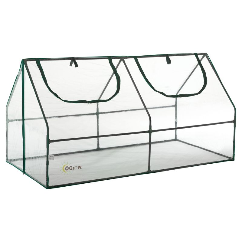 Ultra Deluxe Compact Outdoor Seed Starter Greenhouse Cloche - Light Clear - Ogrow