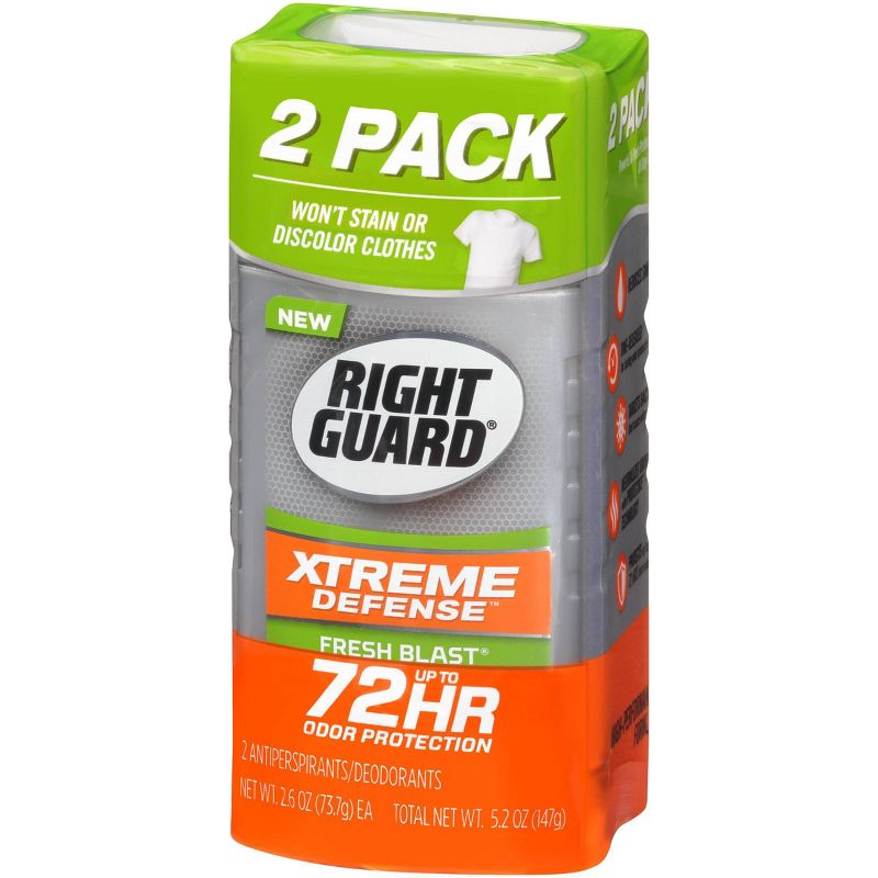 Right Guard Xtreme Invisible Solid Fresh Blast Antiperspirant & Deodorant - 2.6oz/2pk