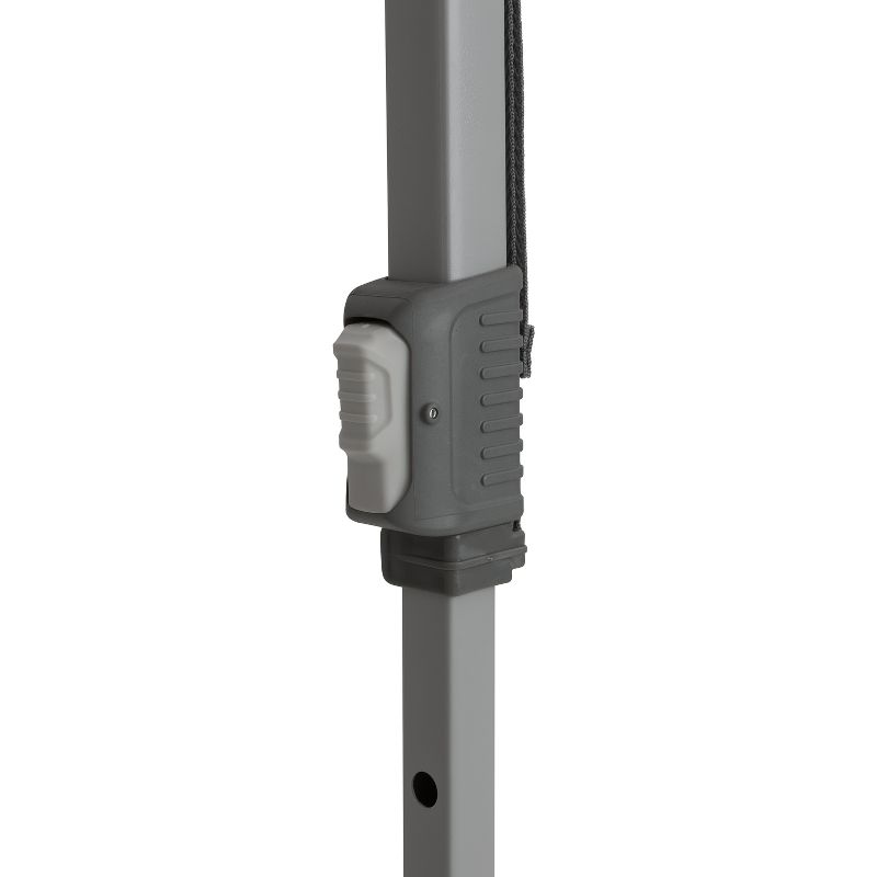 Caravan Canopy Domain 10 x 20 Foot Straight Leg Instant Canopy Tent Set, Black