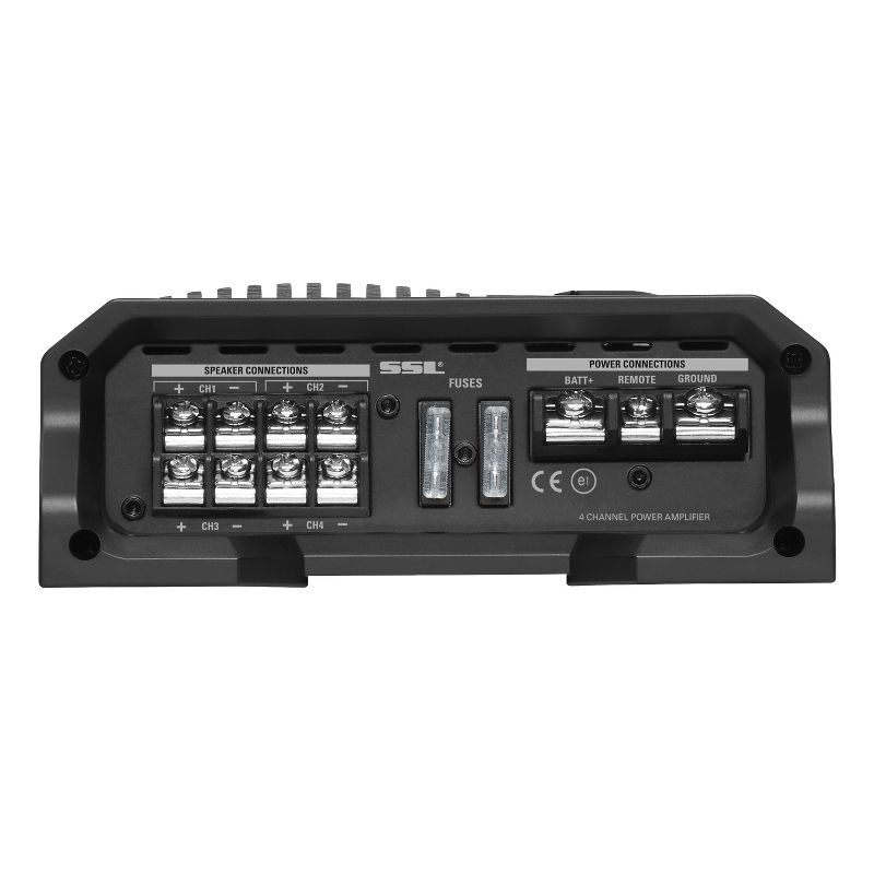 Sound Storm Laboratories 1600 Watt 4 Channel Full Range Car Audio Subwoofer Amplifier, Class A/B, 2/4 Ohm Stable, Mosfet Power