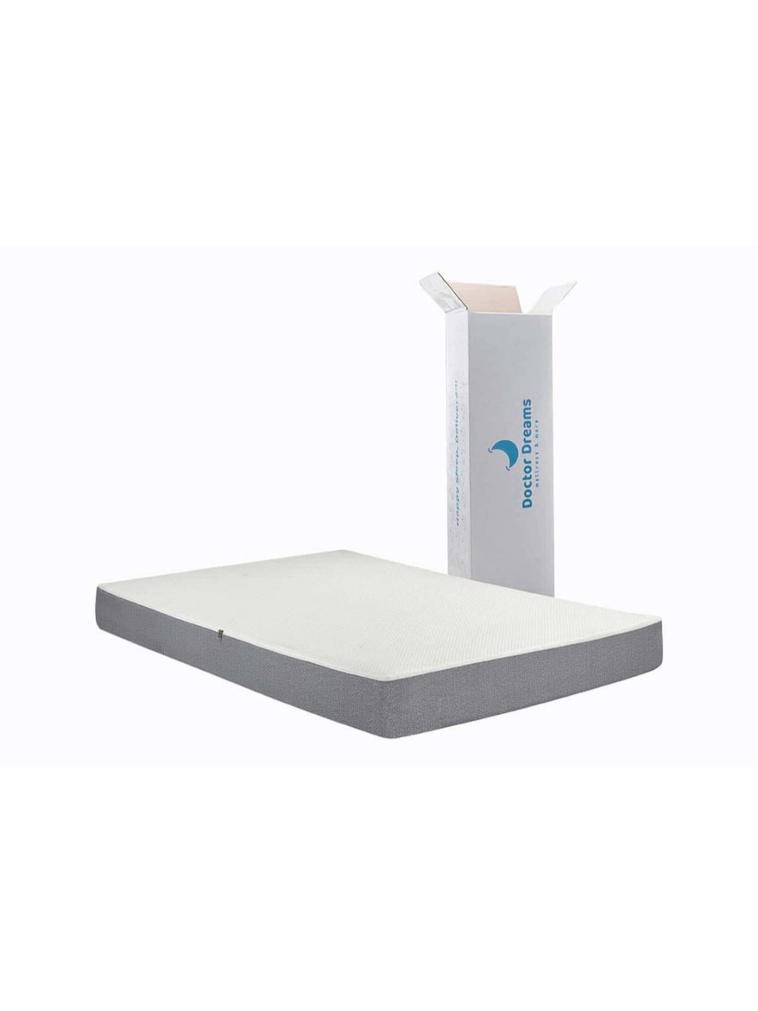 Doctor Dreams by Nilkamal Max White & Grey IceFoam Triple Layer Orthopaedic Single Mattress