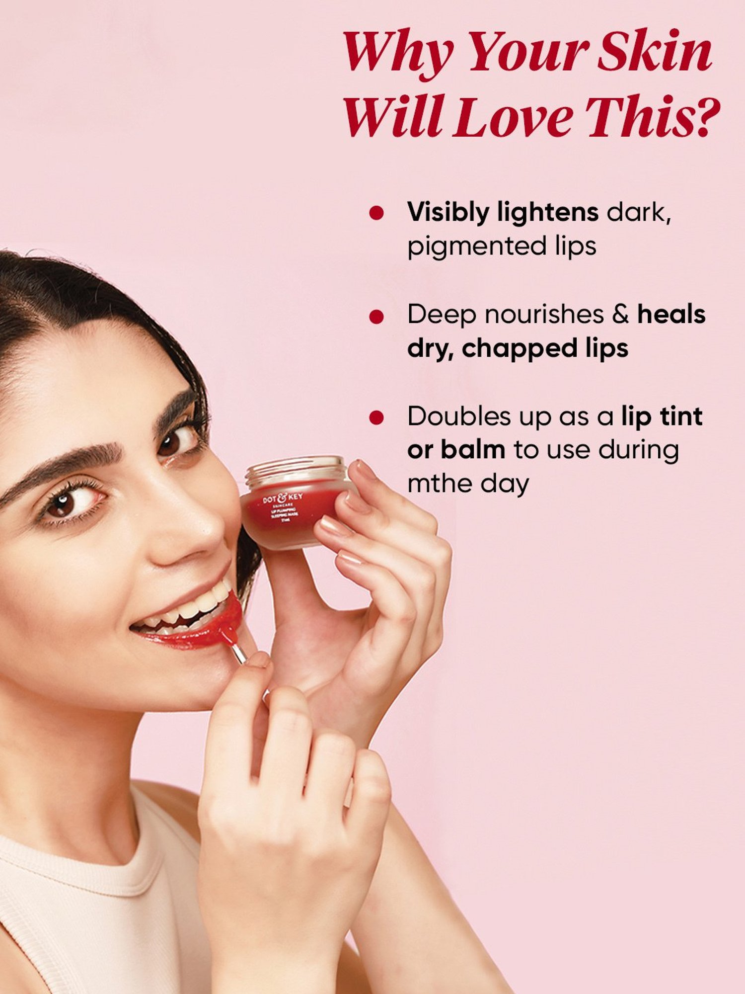 Glowiest Sweet Dreams Green Grape Lip Mask - 20 gm